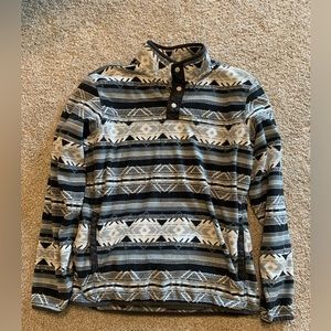 Eddie Bauer Aztec western southwestern pull over